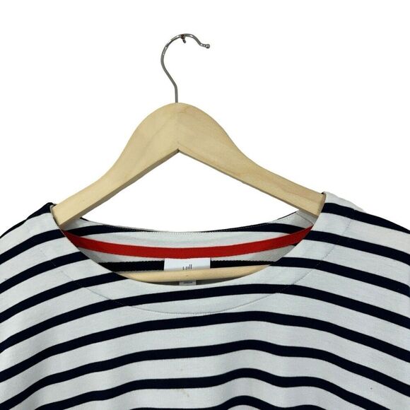 J Jill Medium Top Striped Pullover Black & White Long Sleeve Womens - Picture 6 of 16